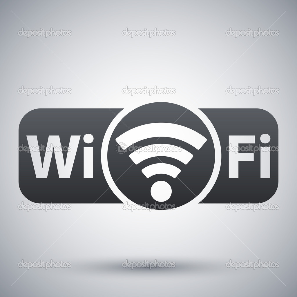 Vector not genuine Wi-Fi icon