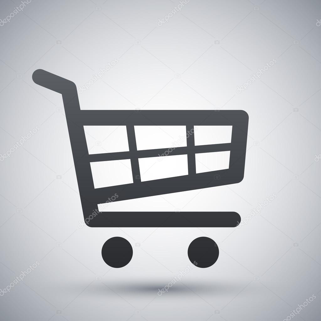 Vector shopping cart icon