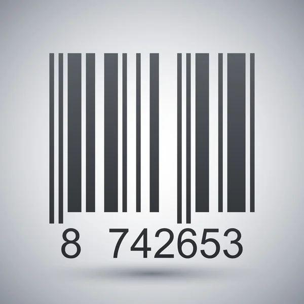 Barcode icon — Stock Vector