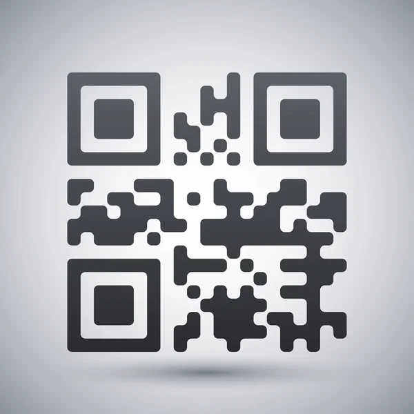 Icono del código QR — Vector de stock