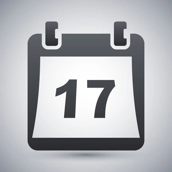 Einfaches Kalender-Symbol — Stockvektor