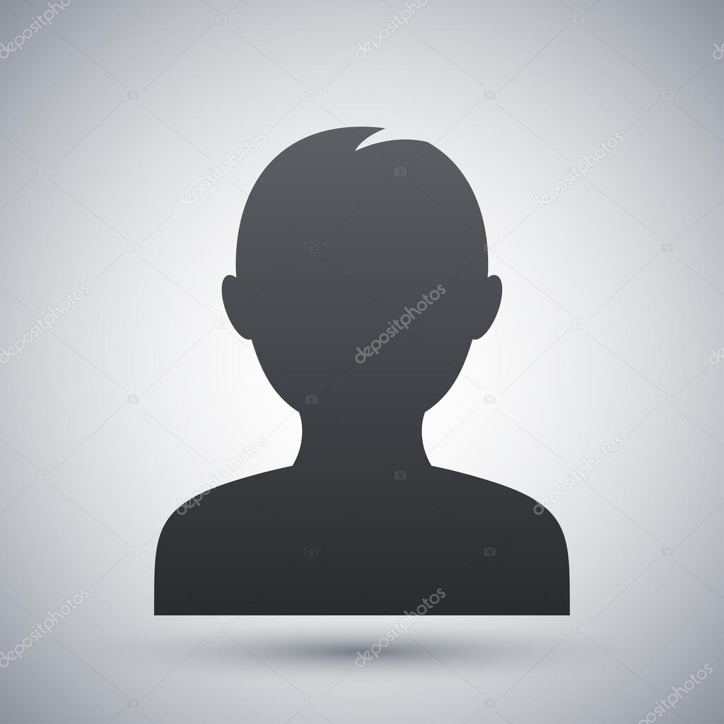 Male user icon