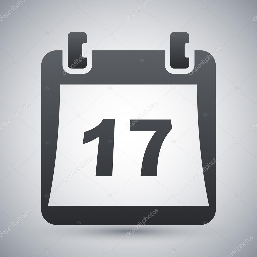 Simple calendar icon