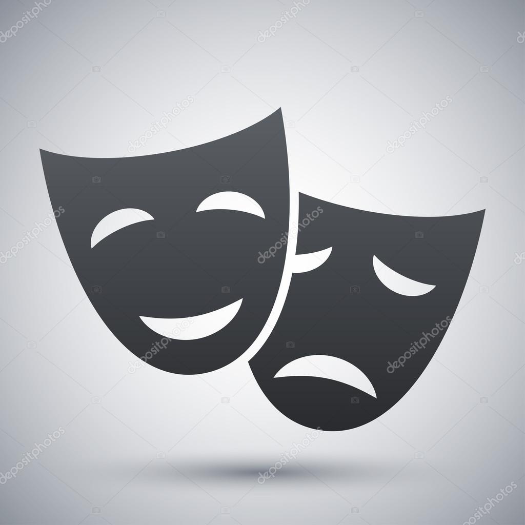Theatrical masks icon