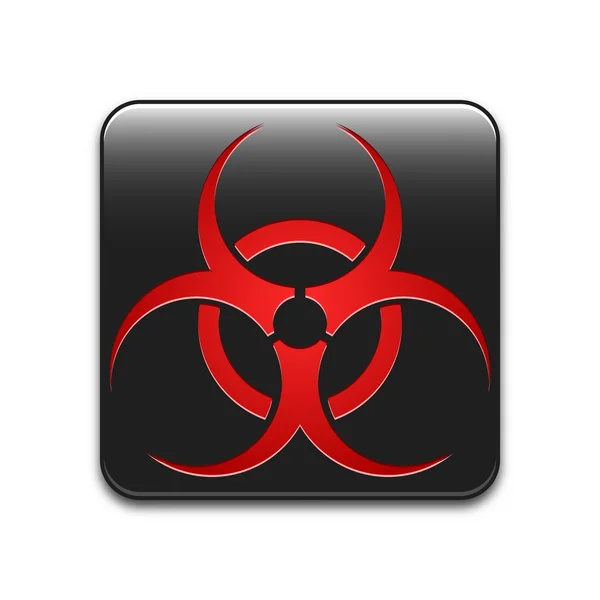 Vector biohazard sign or icon — Stock Vector