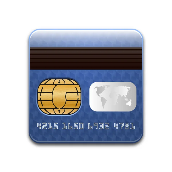 Vector tarjeta de crédito icono — Vector de stock