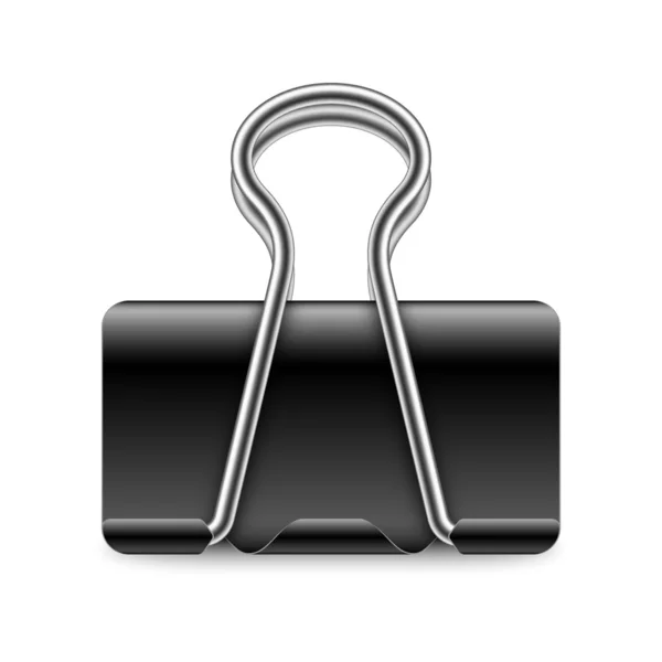 Binder clip icon — Stock Vector