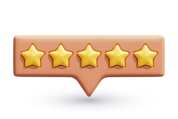 Pięć Gwiazdek Golden Reviews Stars Tooltip Element Interfejsu Użytkownika Opinie — Wektor stockowy