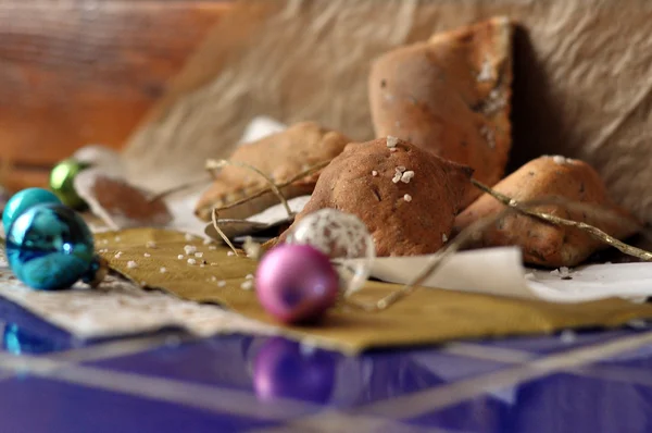 Broodjes met kaas Stockafbeelding