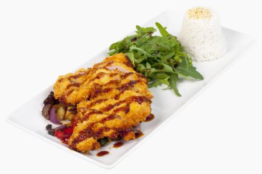 ekmek kırıntıları panko içinde tavuk göğsü