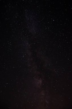 Samanyolu ile yıldızlı gökyüzü