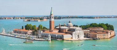 San Giorgio Maggiore island and cathedral, Venice, Italy clipart
