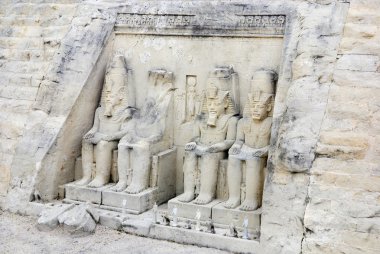 Görünüm, abu simbel, Mısır büyük tapınağın (tapınak Kral ra