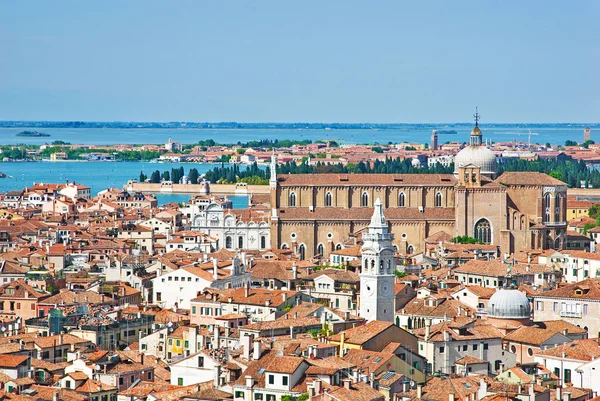 Wenecja gród - widok z hotelu campanile di san marco. Włochy — Zdjęcie stockowe