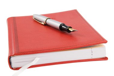 kapalı defter ve kalem