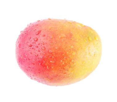 Mango beyaz arkaplanda izole edildi