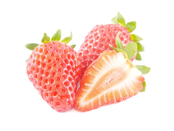 Fresh strawberry isolated on white — Stock Photo, Image