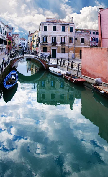 Small Venice canal Italy, Europe — Stock Photo, Image