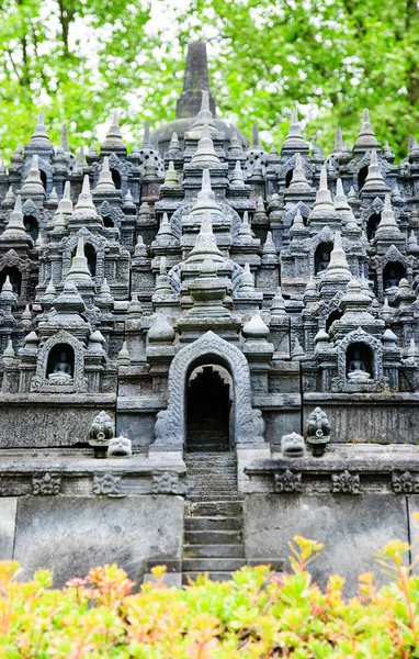 Buddist borobudur Tapınağı. Yogyakarta. Java, Endonezya