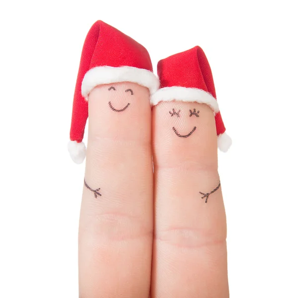 Fingers faces — Stock Photo, Image