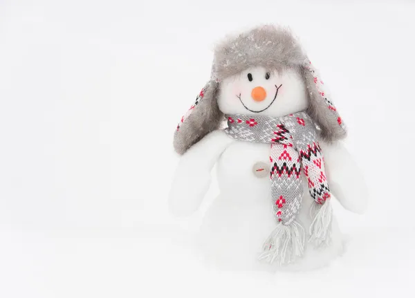 Boneco de neve feliz inverno — Fotografia de Stock