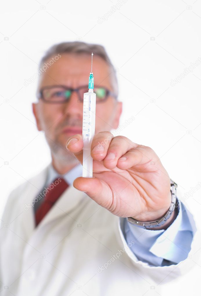 Syringe is ready