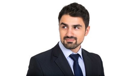 gülümseyen iş adamı