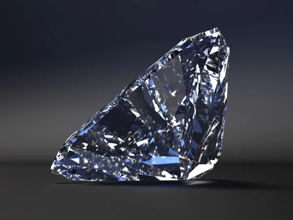 美しいダイヤモンドのレンダリング — ストック写真