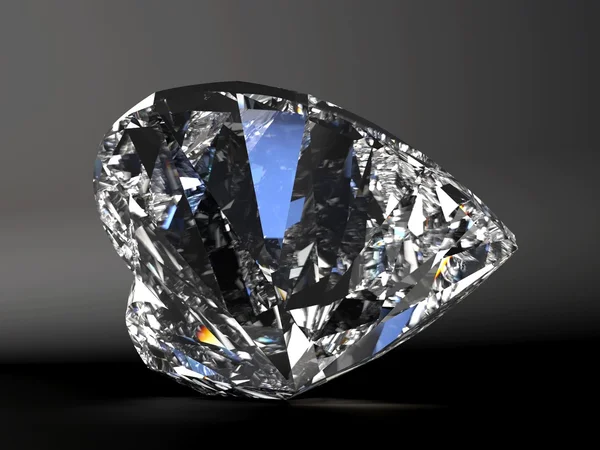 Krásný modrý diamant — Stock fotografie