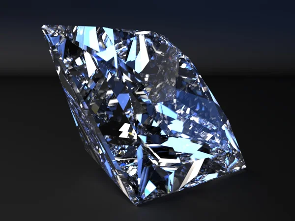 Prachtige blauwe diamant — Stockfoto