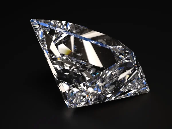 Krásný modrý diamant — Stock fotografie