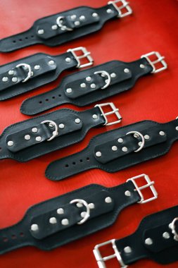 Black Locking Hand Kelepçeleri, yetişkin oyunu, bilek kelepçeleri.