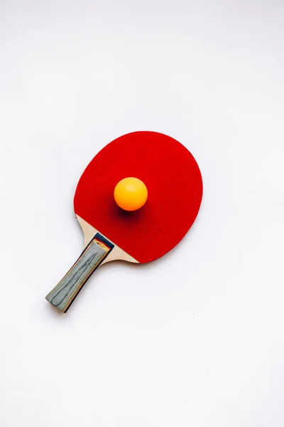 Pin Pong Gomas Una Bola — Foto de Stock