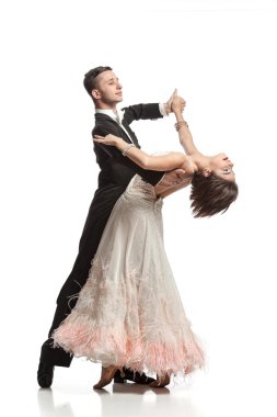 güzel çift aktif balo salonu dans