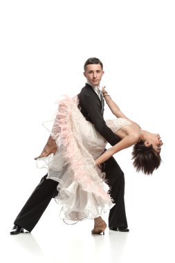 güzel çift aktif balo salonu dans