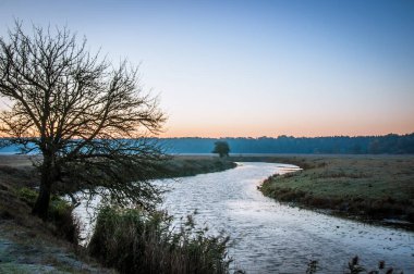 Çayır ve Horyn nehri Ukrayna, Rivne bölgesinde yer almaktadır..
