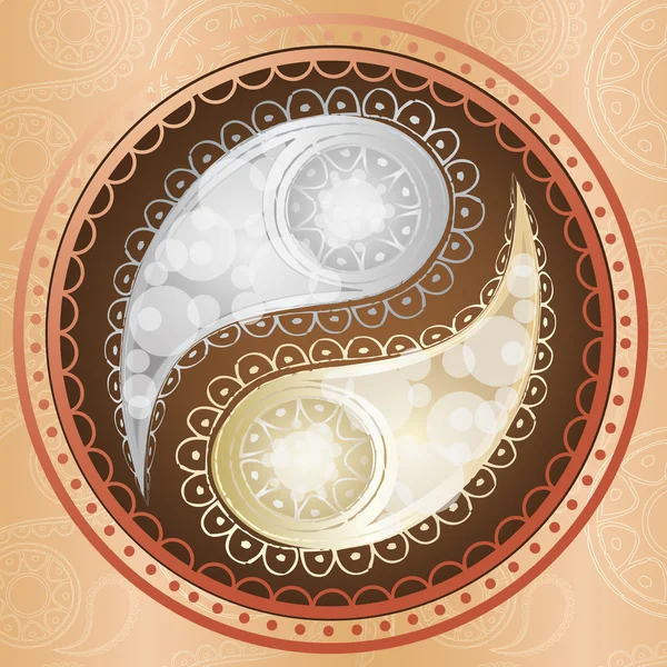 soyut illüstrasyon Hintli turşu ile