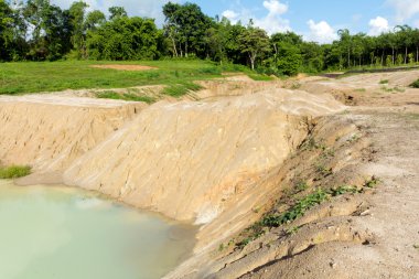 küçük Nehri'nin erozyona uğramış kesme