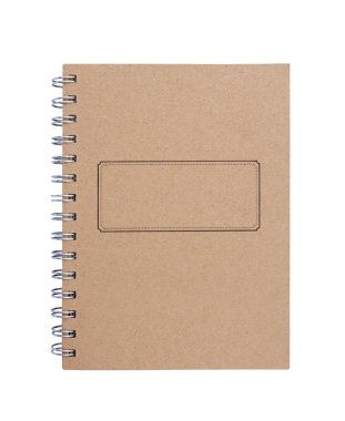 Geri dönüştürülmüş kağıt defter ön kapağı