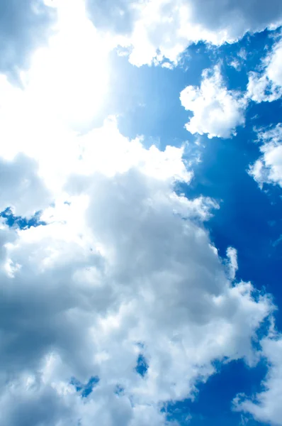 Céu azul fundo — Fotografia de Stock