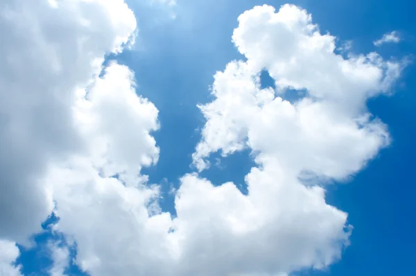 Céu azul fundo — Fotografia de Stock