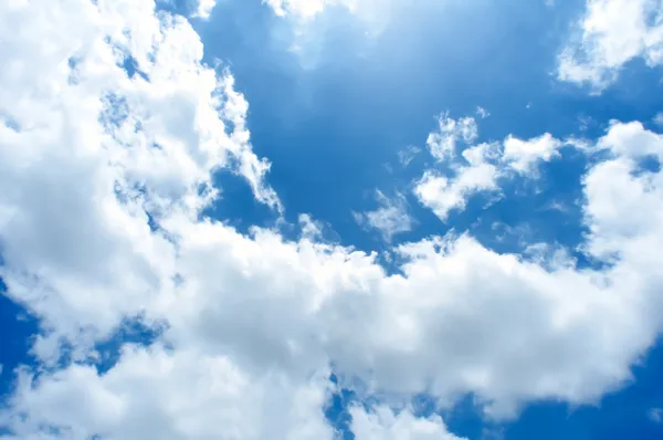 Céu azul fundo — Fotografia de Stock