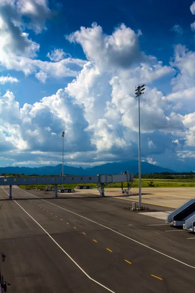 Landscape of airfield in Krabi — Stock Photo, Image