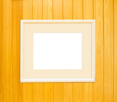 ahşap zemin üzerinde Vintage Fotoğraf Çerçevesi