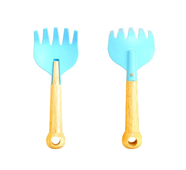 Blue toy spade — Stock Photo, Image