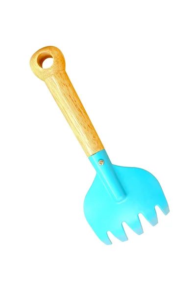Blått leketøy spade – stockfoto