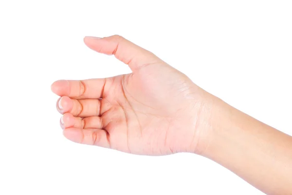 el ele kartı, cep telefonu, tablet pc için beyaz bir kadın