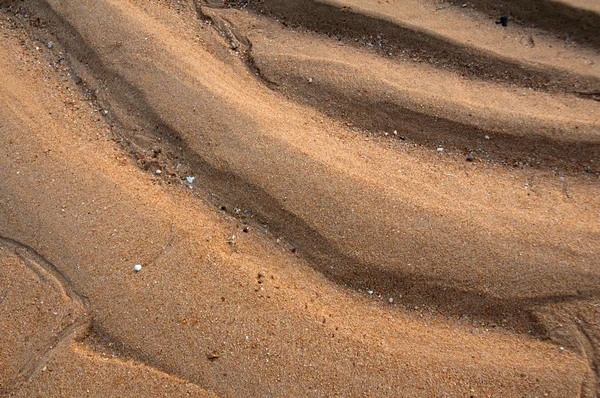 Close up vista spiaggia sabbia sfondo — Foto Stock