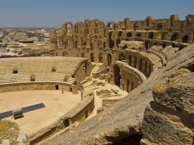 The Colosseum in Tunisia clipart