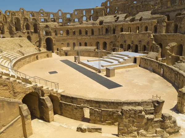 Colosseum i Tunisien — Stockfoto